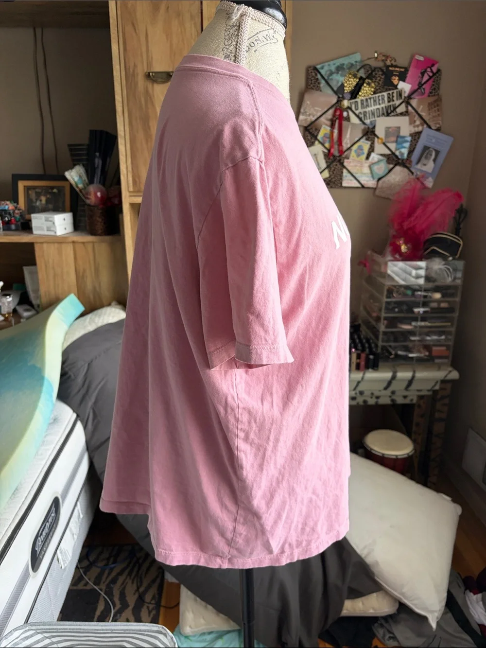 The North Face Pink Logo Short Sleeve Tee - XL